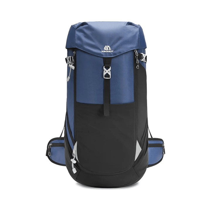 CarryQuest® - 50L Bergrugzak Waterdichte Schoudertas - 50 Liter Capaciteit - Voor Kamperen en Wandelen - Zwart