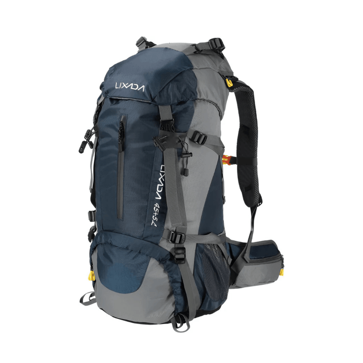 CarryQuest® - 50L Outdoor Rugzak - Nylon - Backpack Organizer - Wandelrugzak - Blauw