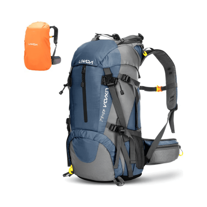 CarryQuest® - 50L Outdoor Rugzak - Nylon - Backpack Organizer - Wandelrugzak - Blauw