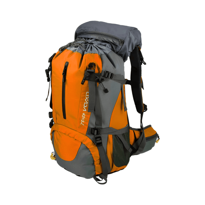 CarryQuest® - 50L Outdoor Rugzak - Nylon - Backpack Organizer - Wandelrugzak - Oranje