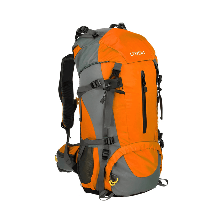 CarryQuest® - 50L Outdoor Rugzak - Nylon - Backpack Organizer - Wandelrugzak - Oranje