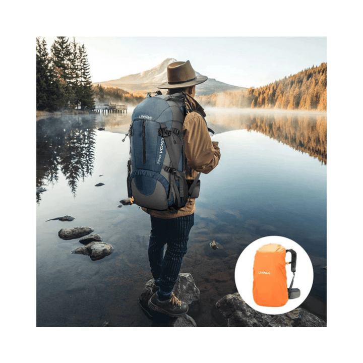 CarryQuest® - 50L - Rugzak - Waterbestendig - Duurzaam - Wandelen - Reizen - Groen