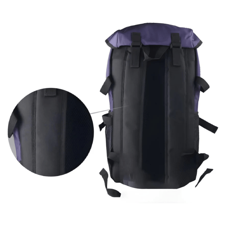 CarryQuest® - 50L Wandelen Reisrugzak - Waterdicht - Lichtgewicht - Laptop 15,6" - Wandelrugzak - Paars