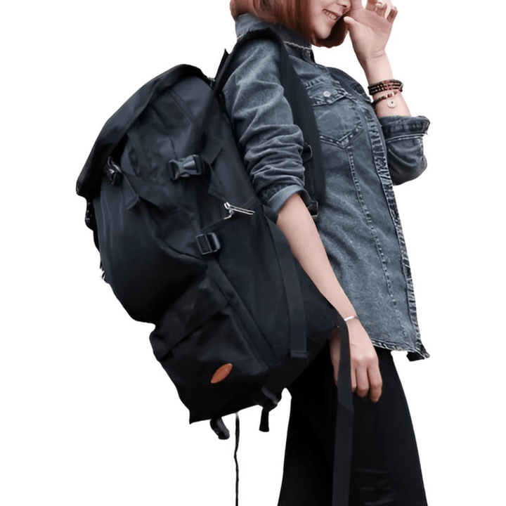 CarryQuest® - 50L Wandelen Reisrugzak - Waterdicht - Lichtgewicht - Laptop 15,6" - Wandelrugzak - Zwart