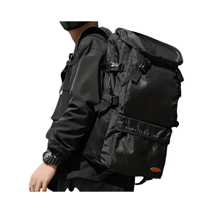 CarryQuest® - 50L Wandelen Reisrugzak - Waterdicht - Lichtgewicht - Laptop 15,6" - Wandelrugzak - Zwart