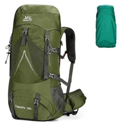 CarryQuest® - 60L Backpack - Camping Rugzak - Gratis Regenhoes - 5 Kleuren - CarryQuest