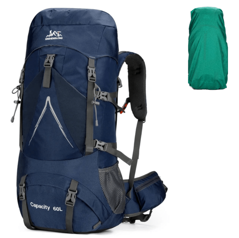 CarryQuest® - 60L Backpack - Camping Rugzak - Gratis Regenhoes - 5 Kleuren - CarryQuest