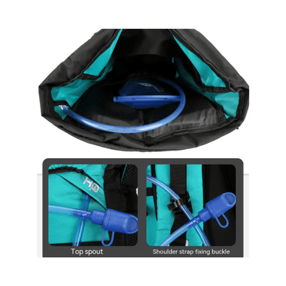 CarryQuest® - 60L - Rugzak - Waterdichte Rugzak - Rugzakken - Wandelen - Duurzaam - Nylon - ZwartCarryQuestsimple
