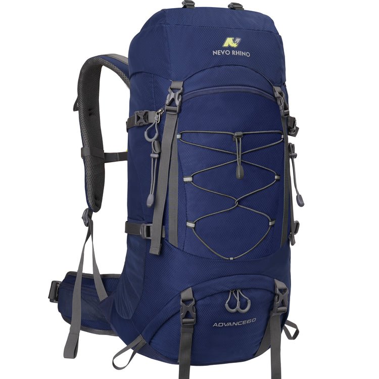 CarryQuest® 60L Waterdichte Bergbeklimming Rugzak – Lichtgewicht en Ruim – Perfect voor AvonturiersCarryQuest®Wandel RugzakNiet Klaar