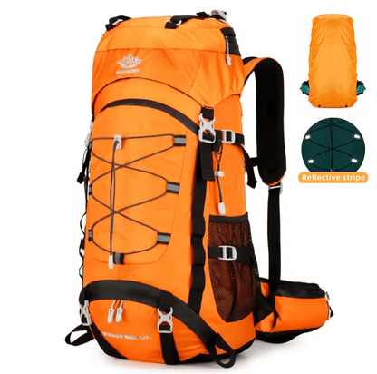 CarryQuest® - 65L - Camping/Wandel Rugzak - Regenhoes - 6 kleuren - CarryQuest