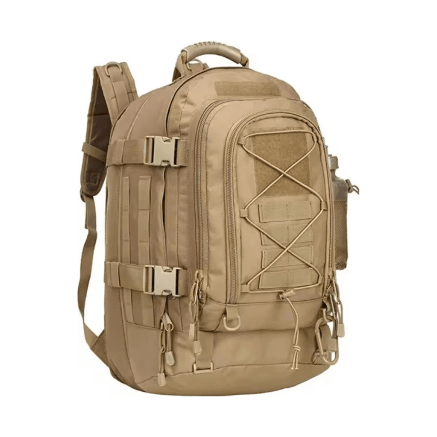 CarryQuest® - 65L - Military - Rugzak - Wandelen - Kamperen - Vissen - Outdoor - KhakiCarryQuestsimple