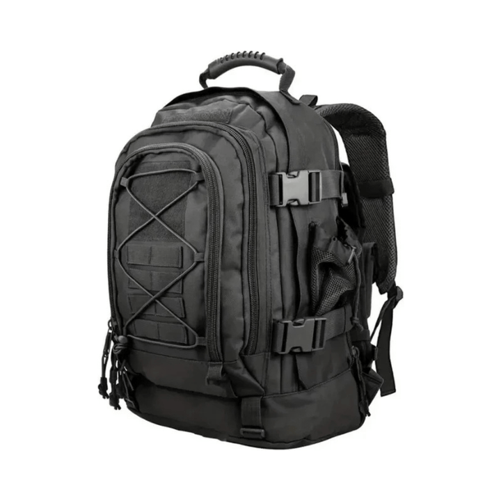 CarryQuest® - 65L - Military - Rugzak - Wandelen - Kamperen - Vissen - Outdoor - Zwart