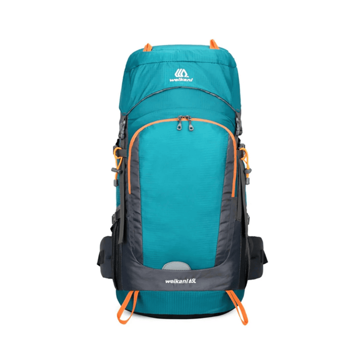 CarryQuest® - 65L - Rugzak - Outdoor - Wandelen - Waterbestendig - Duurzaam - Licht Blauw