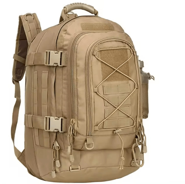 CarryQuest® - 65L Tactical Military Rugzak - Lichtgewicht Nylon - Verstelbare Borstgordel - CarryQuest