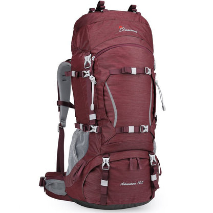 CarryQuest® 70L Waterdichte Hiking Rugzak – Lichtgewicht – 76x33x26 cm – Perfect voor Outdoor AvonturenCarryQuest®Wandel RugzakNiet Klaar