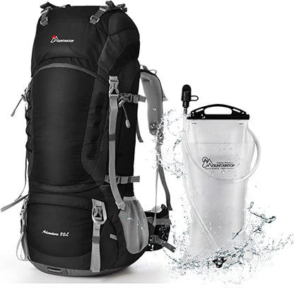 CarryQuest® 80L Bergsporttas – Lichtgewicht & Waterdicht – Perfect voor Reizen & Dagelijks GebruikCarryQuest®Wandel RugzakNiet Klaar