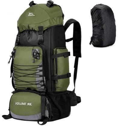 CarryQuest® - 90L - Wandelen Camping Rugzak - Regenhoes - 4 Kleuren - CarryQuest