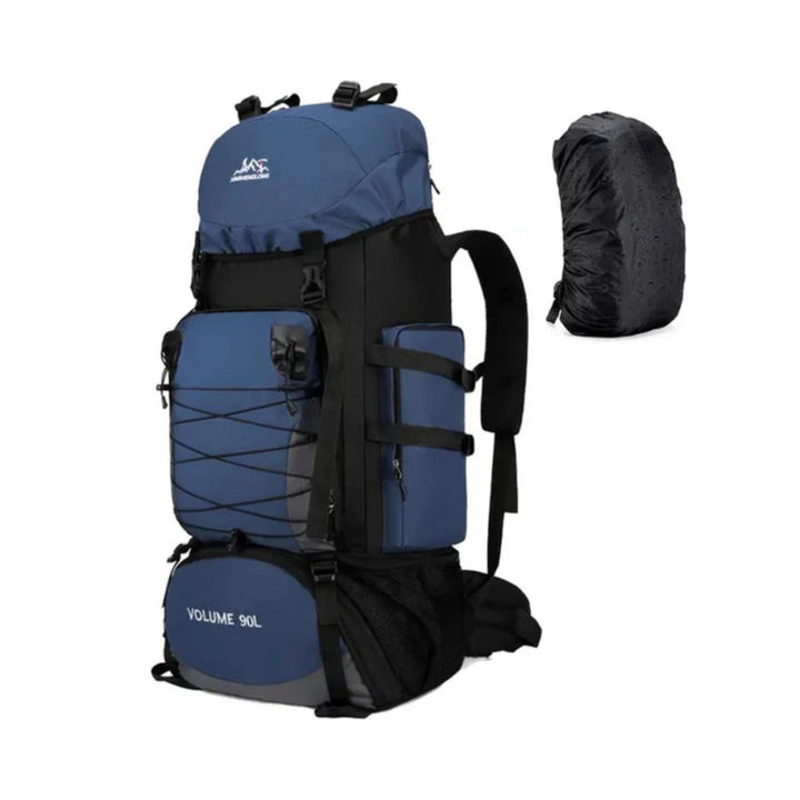 CarryQuest® - 90L - Waterdichte - Wandelen - Camping - Rugzak - Backpacks - 90 Liter - Blauw