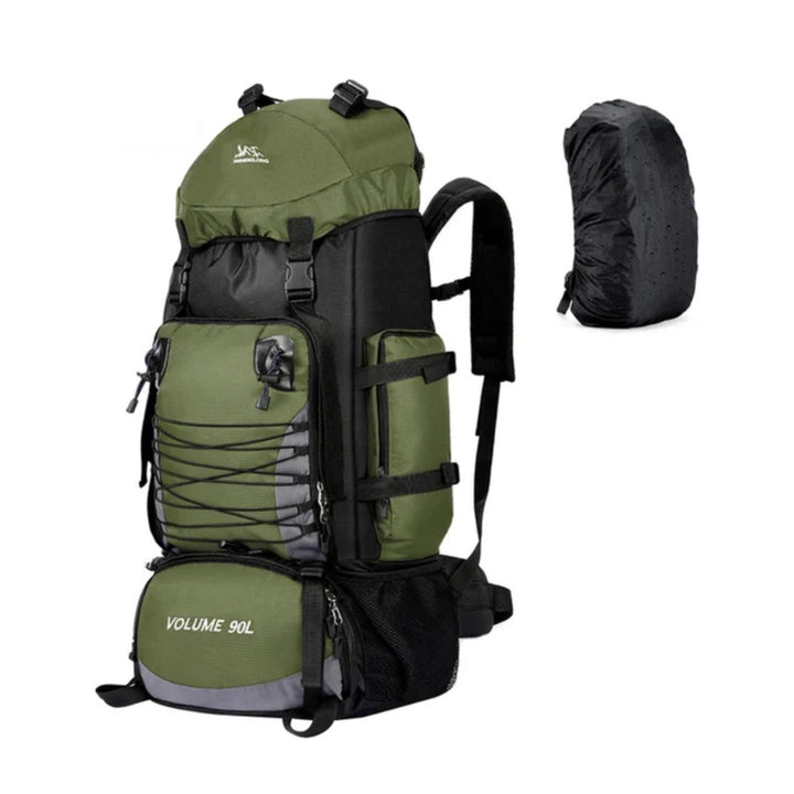 CarryQuest® - 90L - Waterdichte - Wandelen - Camping - Rugzak - Backpacks - 90 Liter - Groen