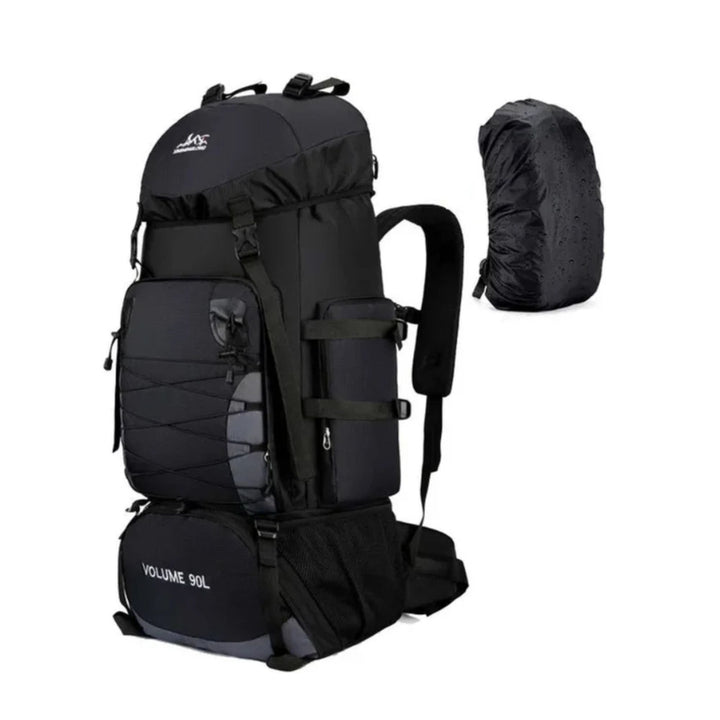 CarryQuest® - 90L - Waterdichte - Wandelen - Camping - Rugzak - Backpacks - 90 Liter - Zwart