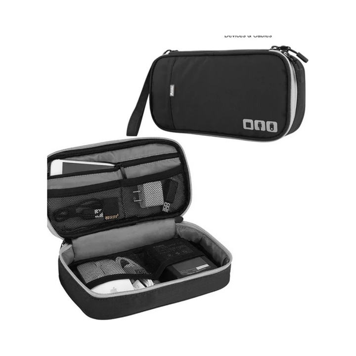 CarryQuest® - Accessoires Reiskoffer - Opbergruimte - Hoogwaardig materiaal - Duurzaam - Zwart