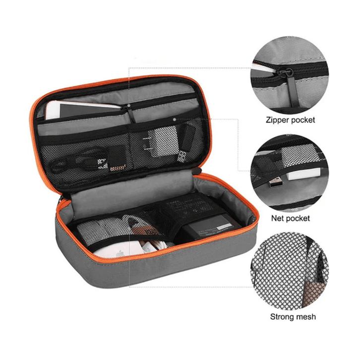 CarryQuest® - Accessoires Reiskoffer - Opbergruimte - Hoogwaardig materiaal - Duurzaam - Zwart