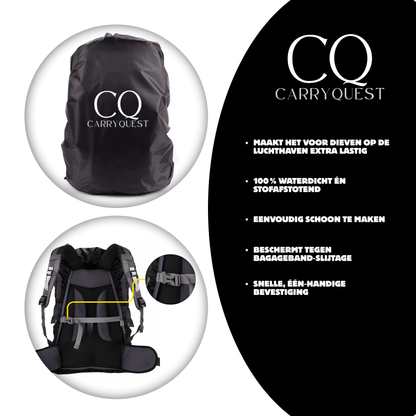 CarryQuest® - B-Pro Vacuum Rugzak - incl. Powerbank JuiceBoxx® en Draadloze Pomp