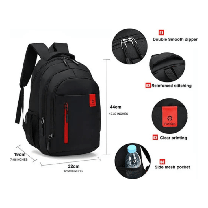 CarryQuest® - Backpack - Rugzak capaciteit - Waterdicht - Ontdek de School Backpack - Blauw