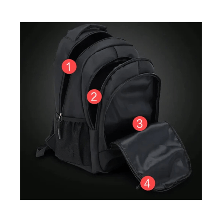 CarryQuest® - Backpack - Rugzak capaciteit - Waterdicht - Ontdek de School Backpack - Blauw