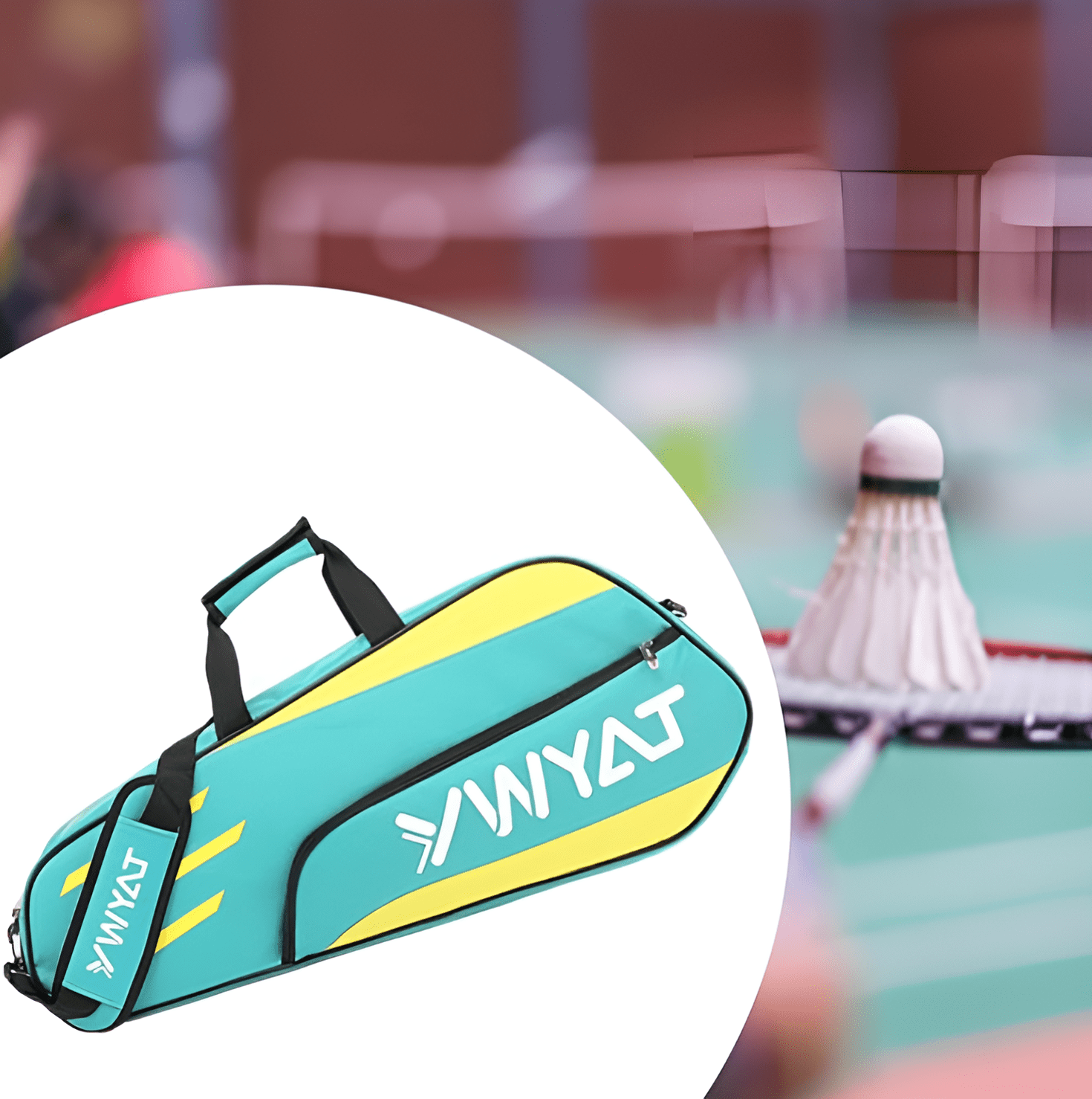 Carryquest® - Badminton Tas - Coded Canvas - Grote Capaciteit - Outdoor Sport Training Fitness Racket Tas - Waterdicht - Nylon - Squash - Tennis - Badminton - Pickleball - Padel