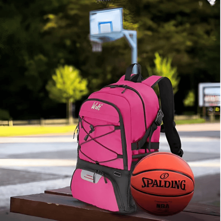 CarryQuest® - Basketbal Voetbal Rugzak - Waterbestendig - Roze