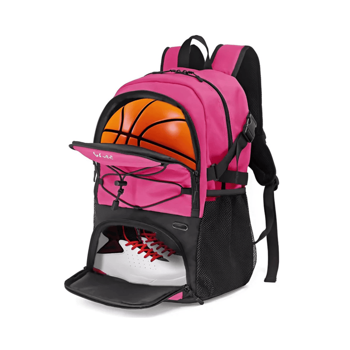 CarryQuest® - Basketbal Voetbal Rugzak - Waterbestendig - Roze