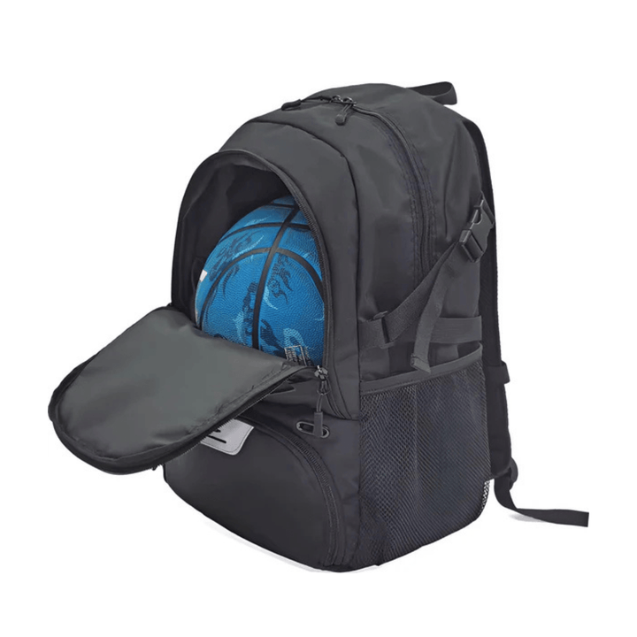 CarryQuest® - Basketbal Voetbal Rugzak - Waterbestendig - Zwart