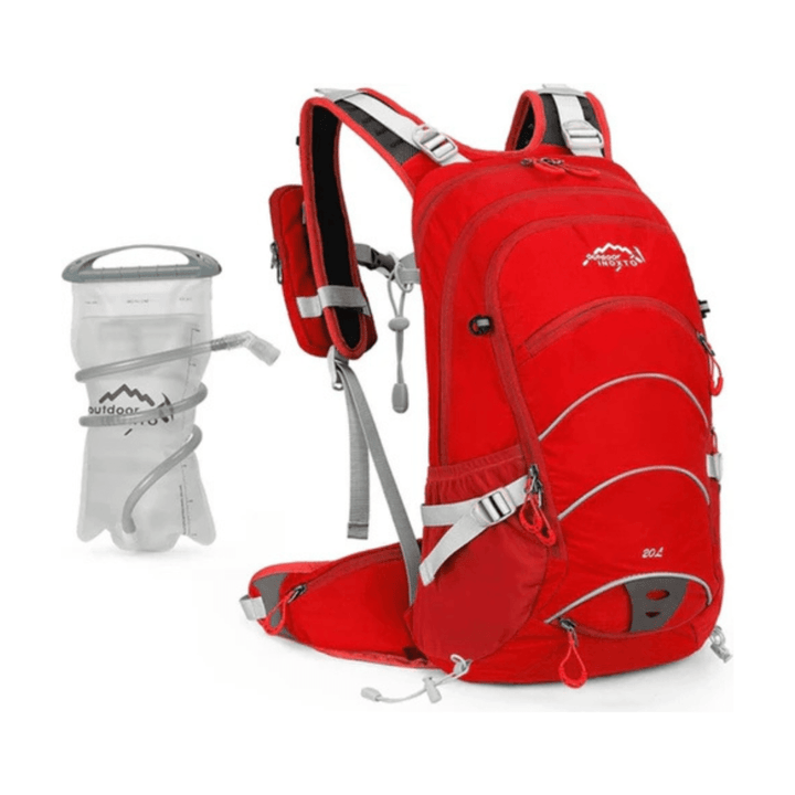 CarryQuest® - Bergbeklimmen Rugzak 20L - Waterdicht - Unisex - Wandelen - Rood