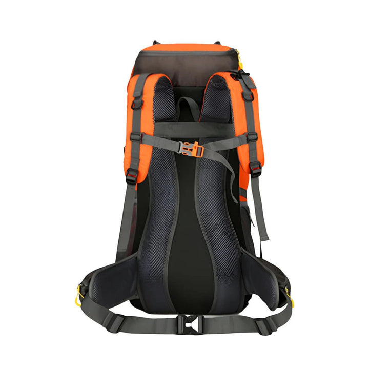 CarryQuest® - Bergbeklimming Rugzak 70L - Waterdicht Nylon + Regenhoes - Schoudertas - Oranje