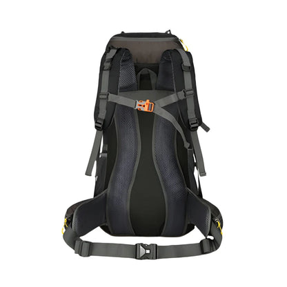 CarryQuest® - Bergbeklimming Rugzak 70L - Waterdicht Nylon + Regenhoes - Schoudertas - Zwart