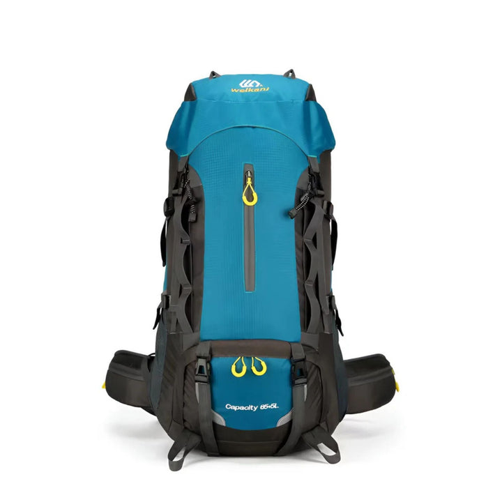 CarryQuest® - Bergbeklimming Rugzak 70L - Waterdicht Nylon + Regenhoes - Schoudertas - Zwart