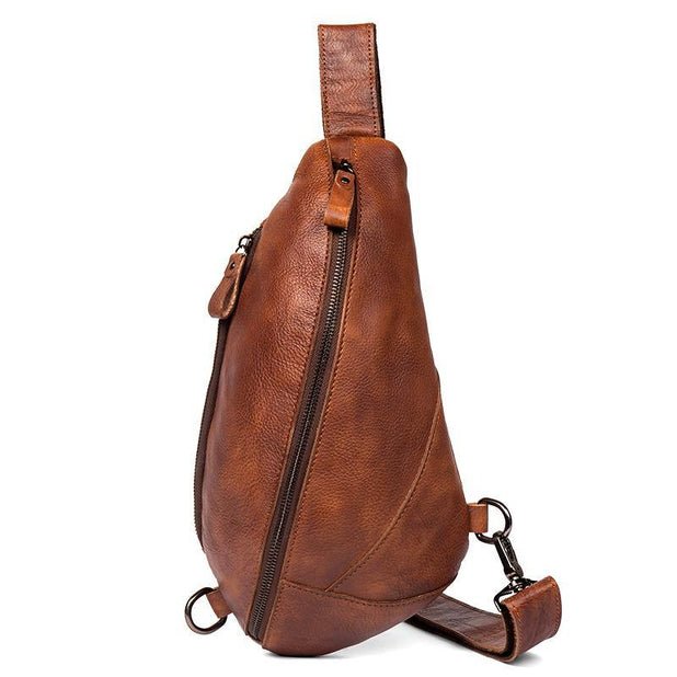 CarryQuest® Bruine Lederen Schoudertas - 29x17x8 cm - Stijlvol & Praktisch - Dagelijks GebruikCarryQuestCross Body Tas03