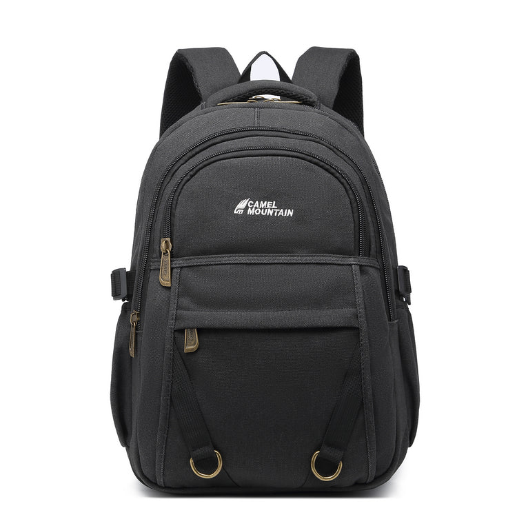 CarryQuest® Canvas Rugzak – 46x32x19 cm – Lichtgewicht & Multifunctioneel – Ideaal voor Reizen & WerkCarryQuest