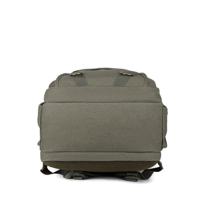 CarryQuest® Canvas Rugzak – 46x32x19 cm – Lichtgewicht & Multifunctioneel – Ideaal voor Reizen & WerkCarryQuest