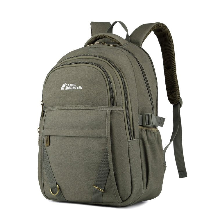 CarryQuest® Canvas Rugzak – 46x32x19 cm – Lichtgewicht & Multifunctioneel – Ideaal voor Reizen & WerkCarryQuest