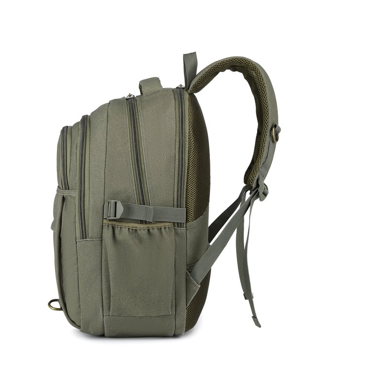 CarryQuest® Canvas Rugzak – 46x32x19 cm – Lichtgewicht & Multifunctioneel – Ideaal voor Reizen & WerkCarryQuest