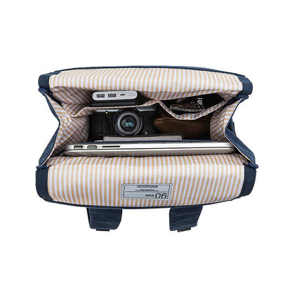 CarryQuest® Canvas Vrijetijds Rugzak - Multifunctioneel - Laptopvak - Ademend & Waterdicht - 305x100x400 mmCarryQuest