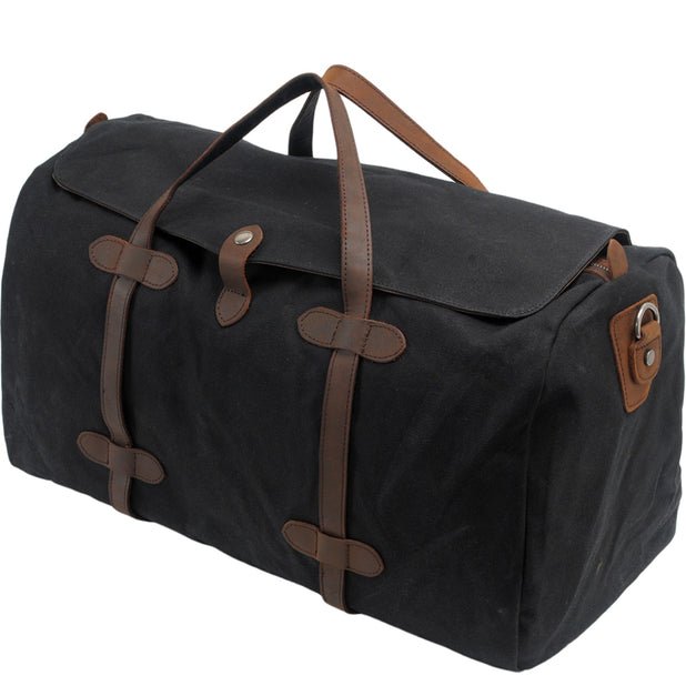 CarryQuest® Canvas Weekendtas – Ruim & Stijlvol – Leger Groen, Zwart, Bruin, Grijs – 54x30x22cmCarryQuestReis - /Weekendtas03