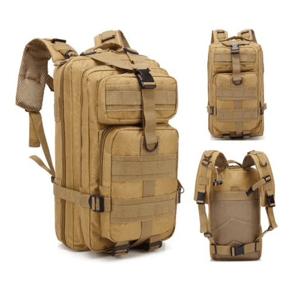 CarryQuest® - Duurzaam nylon - Camouflage - lichtgewicht en draagbaar - 30 liter capaciteit - Khaki