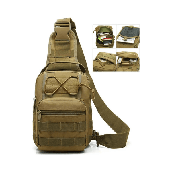 CarryQuest® - Duurzame Buitensportzak - Meerdere compartimenten - wandelen - Groen