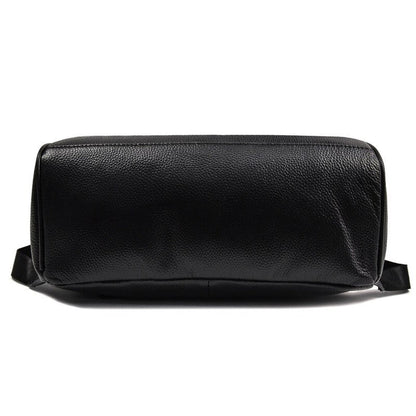CarryQuest® Echte Leren Casual Rugzak – 42x32x13 cm – Waterdicht – Laptopvak 15,6" – Stijlvol & PraktischCarryQuest®simpleNiet Klaar