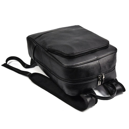 CarryQuest® Echte Leren Casual Rugzak – 42x32x13 cm – Waterdicht – Laptopvak 15,6" – Stijlvol & PraktischCarryQuest®simpleNiet Klaar