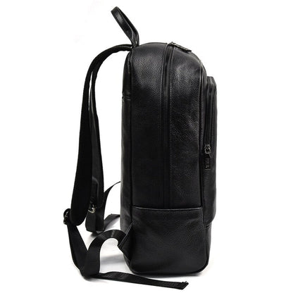 CarryQuest® Echte Leren Casual Rugzak – 42x32x13 cm – Waterdicht – Laptopvak 15,6" – Stijlvol & PraktischCarryQuest®simpleNiet Klaar