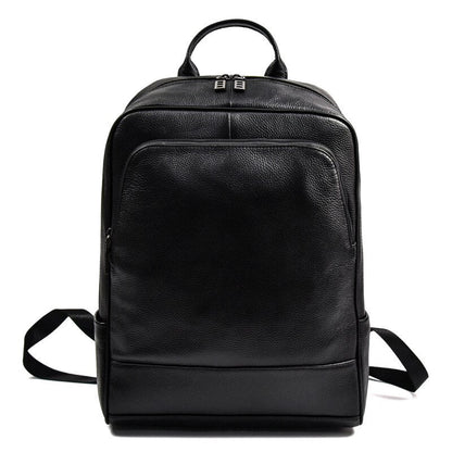 CarryQuest® Echte Leren Casual Rugzak – 42x32x13 cm – Waterdicht – Laptopvak 15,6" – Stijlvol & PraktischCarryQuest®simpleNiet Klaar
